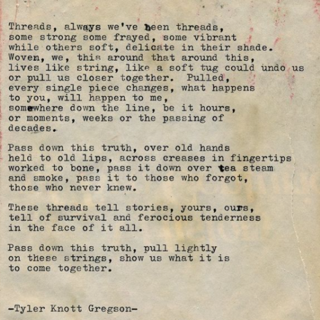 A Poet's Words