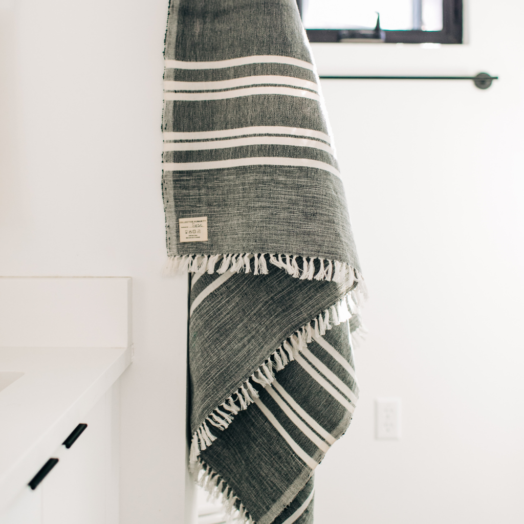 Khayl Handwoven Towel- Onyx